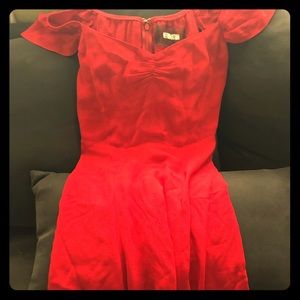 Fun and flirty red dress